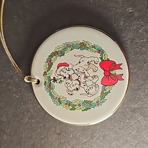 Disney Grolier 101 Dalmations Porcelain Ornament